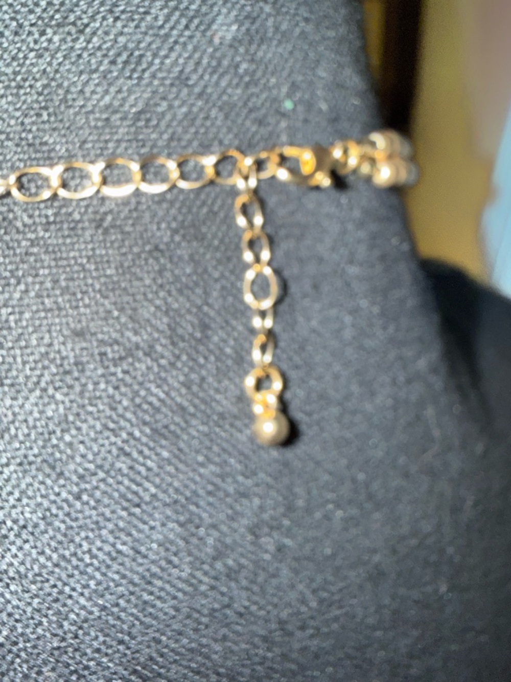 Gold and Pearl Layered Statement Necklace - Picture 5 of 5
